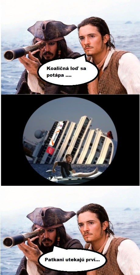 Keď sa loď potápa ...